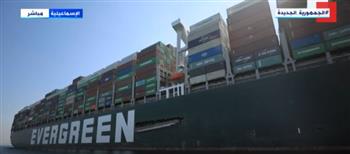 السفينة «إيفرجيفن» تغادر قناة السويس بعد توقيع اتفاق التسوية (فيديو)