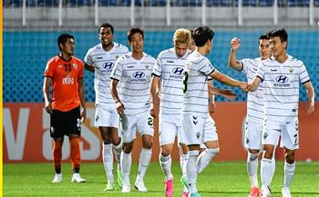 جيونبوك هيونداي الكوري الجنوبي يتأهل لدور الـ16 بدورى أبطال آسيا