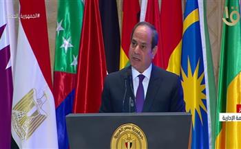 السيسي: مصر تحملت حصة الدول الشقيقة الأقل نموا في منظمة التعاون الإسلامي