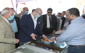 محافظ بني سويف يفتتح معرض «أضحى مبارك» لبيع اللحوم بأسعار مخفضة (صور)