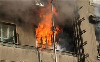 حريق هائل في شقة سكنية بالسلام 