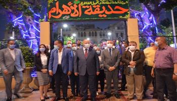 افتتاح أعمال تطوير ورفع كفاءة حديقتي البازيليك والأهرام بمصر الجديدة