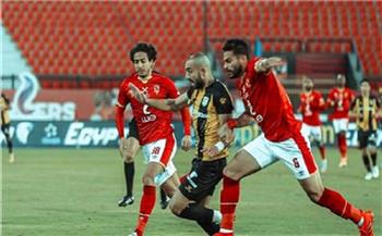 التعادل يُنهي الشوط الأول من مباراة الأهلي والمقاولون العرب  