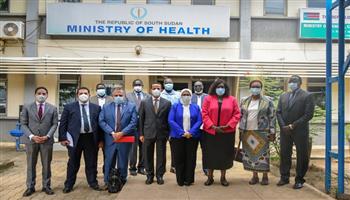 وزيرة الصحة تعقد جلسة مباحثات ثنائية مع نظيرتها الجنوب سودانية 