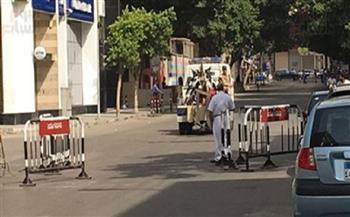غلق شارع محمد نجيب بميدان عرابى بمنطقة القاهرة الجديدة 