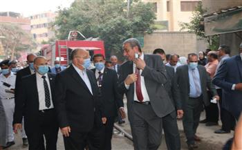 محافظ القاهرة: «الحماية المدنية» تسيطر على حريق عزبة خير الله