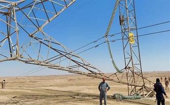 العراق: سقوط 7 أبراج ناقلة للكهرباء جراء عمل تخريبي في كركوك