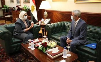 وزيرة الصحة تبحث تبادل الخبرات بين مصر ورومانيا لمواجهة كورونا