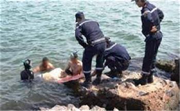 انتشال جثث ضحايا حادث انقلاب تروسيكل داخل البحر اليوسفي بالمنيا