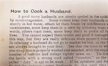 العثور على كتاب طبخ يرجع  لعام 1911.. أهم وصفاته "كيف تطبخين زوجك" 