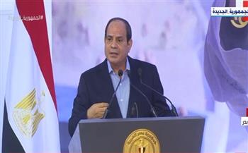 السيسي: برنامج الإصلاح الاقتصادي لم ينجح إلا بفضل صمود المصريين