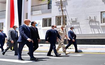 افتتاح الرئيس السيسي مشروعات إسكان بمدينة بدر يتصدر اهتمامات الصحف