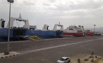 تداول 280 شاحنة و3500 طن بضائع عامة بموانئ البحر الأحمر