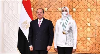 الرئيس السيسي: أبطال مصر في أولمبياد طوكيو خير قدوة للشباب (صور)
