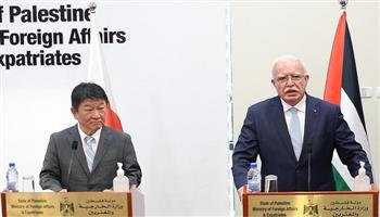 المالكي يدعو اليابان للاعتراف بدولة فلسطين