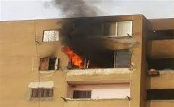 حريق هائل في شقة سكنية بالمرج 