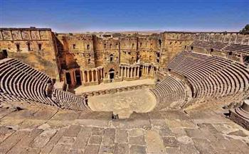 كل يوم مسرح| مدرج بصرى الرومانى.. معلم تاريخي وسياحي نجا من ويلات الحرب فى سوريا 