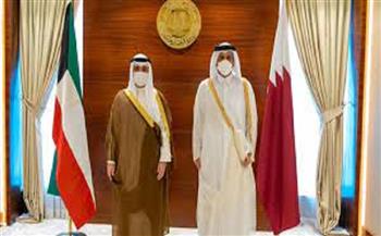 مباحثات قطرية كويتية في الدوحة