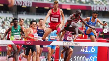 طوكيو 2020.. المغربي البقالي يتوج بذهبية سباق 3000 متر موانع