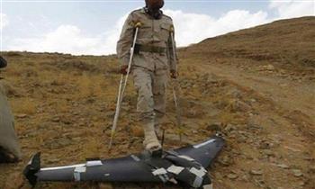 دفاعات الجيش اليمني تسقط طائرة مسيرة في صحراء البقع
