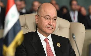الرئيس العراقي يدعو إلى تعزيز التكاتف الدولي لاستئصال الإرهاب