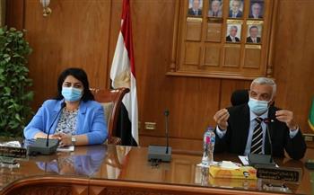 رئيس جامعة المنوفية يرأس اللجنة العليا للإشراف على التطعيم ضد فيروس كورونا