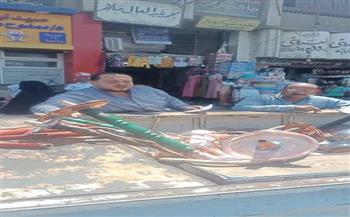ضبط ومصادرة 25 شيشة وتحرير عدة محاضر خلال حملة بحي غرب أسيوط