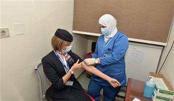 وزارة الطيران تبدأ تطعيم الموظفين بلقاح كورونا