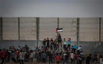 إصابات خلال قمع قوات الاحتلال تظاهرة سلمية جنوب قطاع غزة