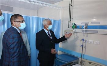 رئيس جامعة المنوفية يفتتح غرفة عناية مركزة بمستشفى الأورام 
