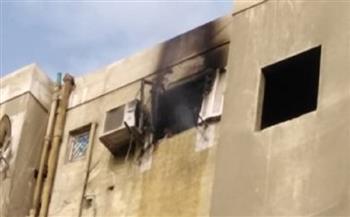 حريق هائل في شقة بمدينة نصر.. والدفع بـ3 سيارات إطفاء 