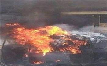 سائق «توكتوك» يُشعل النار في  جسد زميله بالمنوفية