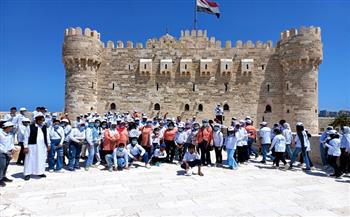 أطفال "أهل مصر" في جولة بقلعة قايتباي بالإسكندرية (صور)