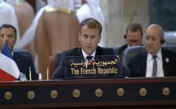 الرئيس الفرنسي: مؤتمر بغداد تاريخي ومهم لاستقرار المنطقة