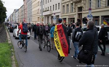تظاهر آلاف الاشخاص في برلين ضد قيود كورونا