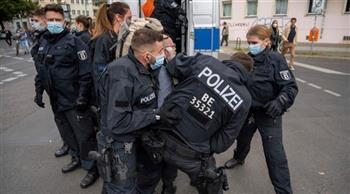 اشتباكات في مسيرة ضد قيود كورونا بألمانيا