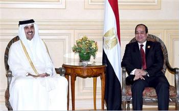 «روسيا اليوم»: الرئيس السيسي وأمير قطر قد يجتمعان على هامش قمة بغداد