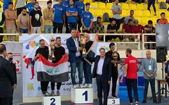 منتخب الكيك بوكسينج يحصد المركز الأول في البطولة العربية بالعراق
