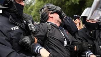 ألمانيا: اعتقال 50 من المتظاهرين المناهضين لقيود كورونا بالعاصمة برلين