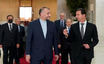 بشار الأسد يستقبل وزير الخارجية الإيراني في ثاني زيارة رسمية له