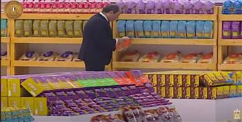 الرئيس السيسي يتأكد من جودة منتجات مدينة «سايلو فودز»