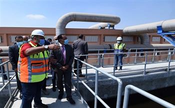 مدبولي يتفقد توسعات ورفع كفاءة محطة معالجة مياه صرف صحي أبورواش