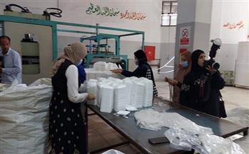 محافظ بورسعيد يتفقد مصنع لإنتاج الفوم والبلاستيك بجنوب بورسعيد 