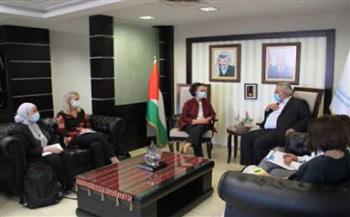 رئيس سلطة المياه الفلسطينية يبحث مع ممثلة منظمة اليونيسف التعاون المشترك
