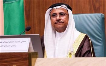 رئيس البرلمان العربي يدين إطلاق ميليشيات الحوثيين طائرة مسيرة ملغمة باتجاه مطار أبها الدولي بالسعودية