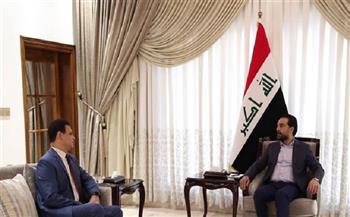 رئيس النواب العراقي والسفير المصري يبحثان تعزيز التعاون الثنائي