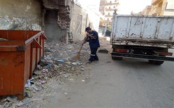 حملة نظافة وتجميل لشوراع بيلا بكفر الشيخ 