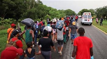 اعتقال 300 مهاجر جنوب المكسيك على الحدود مع الولايات المتحدة الأمريكية