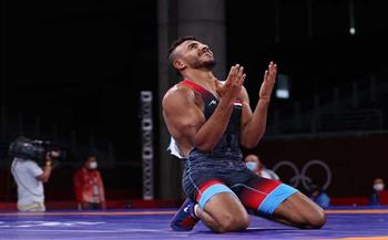 الميدالية الثالثة لمصر.. «كيشو» يفوز بـ«برونزية» المصارعة الرومانية في طوكيو 2020 
