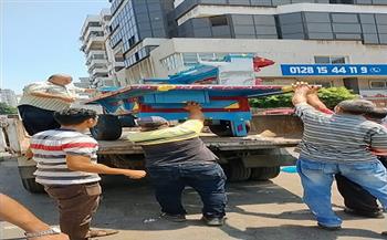 حملات موسعة لإزالة الإشغالات والتعديات من شوارع الإسكندرية